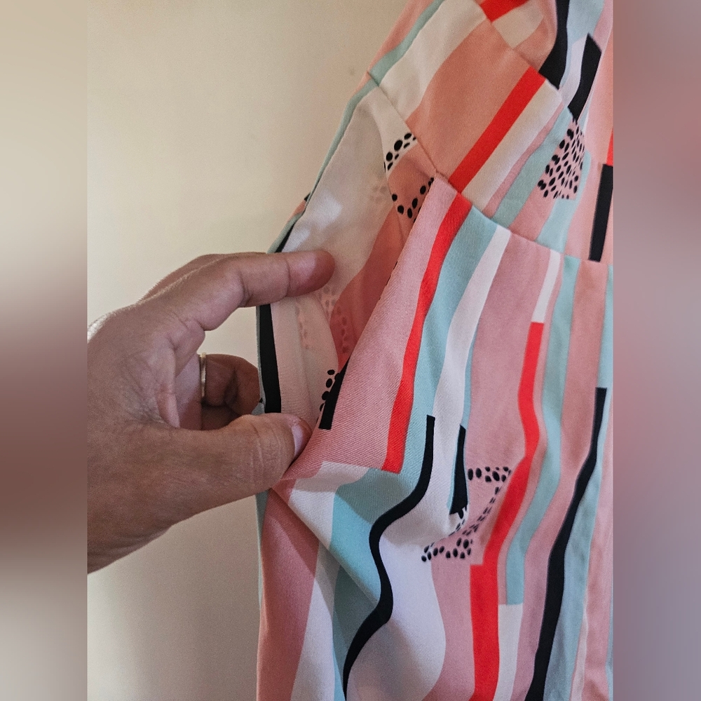 Striped Multicolor Jumpsuit ROMPER - Picture 3 of 5